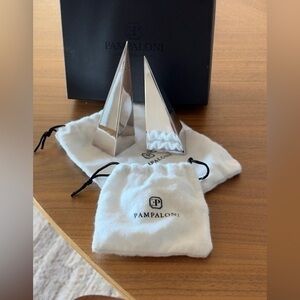 PAMPALONI Sterling Silver Salt and Pepper Shaker Set